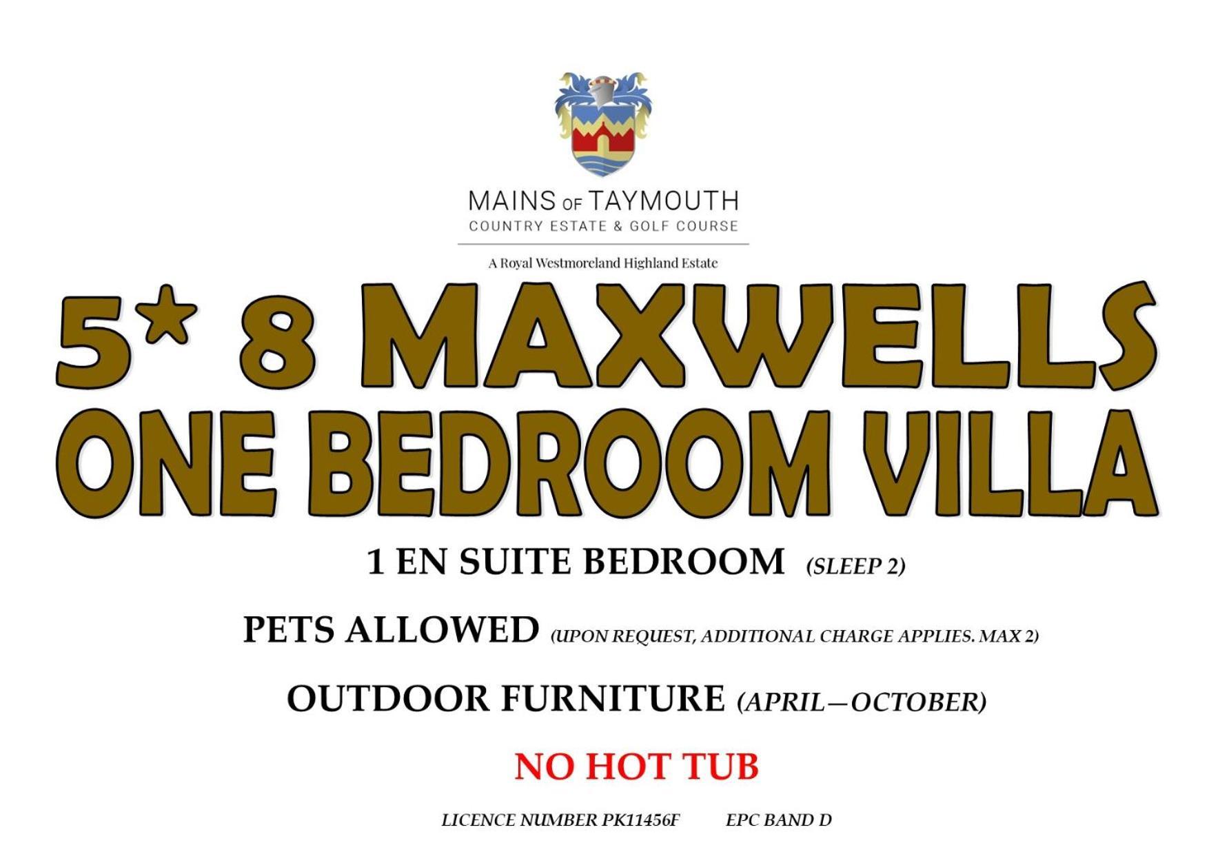 Mains Of Taymouth Country Estate 5* Maxwell Villas Кенмор Екстер'єр фото